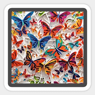 butterfly collection Sticker